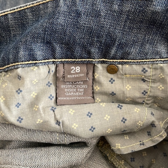 NWOT Vintage Level 99 boot cut blue jeans - Picture 5 of 10